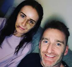 Irish tenor Paul Byrom's girlfriend Catherine gives update after surgery  following dog attack that left her with facial injuries