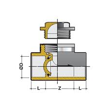 Clapet Anti Retour 32 Mm Pvc Pression Fip Pvc Alp000112