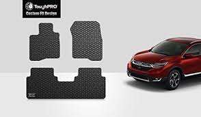Toughpro Honda Crv Floor Mats All Weather Heavy Duty Black Rubber 2017 Check This Awesome Product By Going To The L Honda Crv Rubber Floor Mats Honda Cr