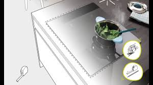 Cuisine Equipee Poser Une Plaque De Cuisson En Video Youtube