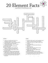 Major concepts of a chapters are taken up to create these puzles and put them according to grade for class 1 to class 8. Free Crossword Printables On The Elements For 3rd Grade Through High School Elementary Science Activities Middle School Science Fun Science