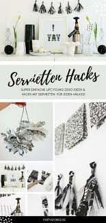 Mit unseren ideen zum tischdeko selber machen zaubert ihr einen individuellen look auf eure. Diy Deko Mit Servietten Partystories Blog