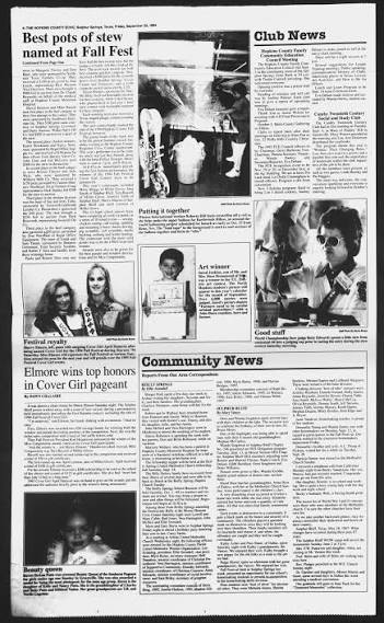 The Hopkins County Echo (Sulphur Springs, Tex.), Vol. 119, No. 38, Ed. 1  Friday, September 23, 1994 - Page 4 of 4 - The Portal to Texas History