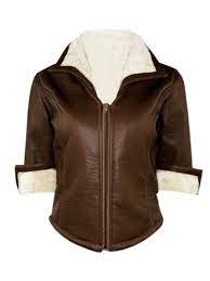 Overwatch Women Shearling Brown Tracer Jacket Best Leather Jackets Leather Jacket Stylish Leather Jacket