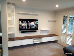 It aired simultaneously on january 20, 2015 on teennick in the united states and ytv in canada. Entertainment Unit With Tip Open Drawers Under And Floating Shelves Mike Design