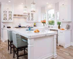 The image above, is part of the article, how to paint white kitchen cabinets, which is under our kitchen category and was published by peter wilson. Small Painted White Traditional Kitchen Crystal Cabinets