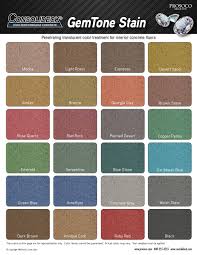 Polished Concrete Color Chart By Rodney Robles Issuu