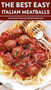 Easy Italian Meatballs In 2020 Easy Italian Meatball Recipe Easy Italian Meatballs Italian Spaghetti And Meatballs
