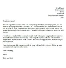 Two Week Resignation Letter Samples Formal Resignation Letter Example With Two Resignation Letter Sample Resignation Letter Formal Resignation Letter Sample