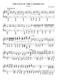 Pirates Of The Caribbean Piano Sheet Music Pirates Of The Caribbean Sheet Music