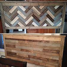 Ana White Rustic Two Sided King Headboard Diy Projects Diy King Headboard Diy King Size Headboard Pallet Headboard Diy