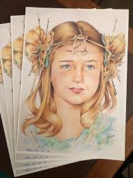 PRINT.... Return to Oz ... Original Fan-art .. Ozma of Oz . Signed Print