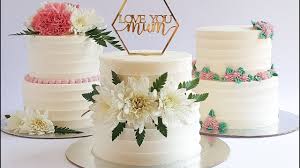 All new brides are looking for wedding cake ideas to help them decide on the perfect wedding cake design. 3 Gorgeous Mini Two Tier Mothers Day Cakes Tutorial Rosie S Dessert Spot Youtube