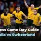 Guinness Guide: Australia vs Switzerland (WC Friendlies)