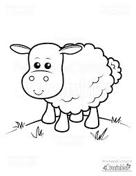 Will help your child deal with a slightly complex form of coloring. Cute Sheep Free Printable Coloring Page Printable Cuttable Creatables
