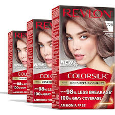 Amazon.com : Revlon Permanent Hair Color, Permanent Hair Dye, Colorsilk  with 100% Gray Coverage, Ammonia-Free, Keratin and Amino Acids, 46 Medium  Golden Chestnut Brown, 4.4 Oz (Pack of 1) : Beauty & Personal Care