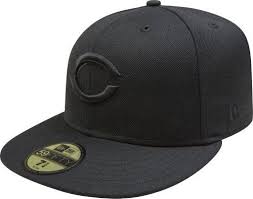 Mlb Cincinnati Reds Black On Black 59fifty Fitted Cap By New Era 26 47 59fifty Fitted Cap In Fa Fitted Caps Major League Baseball Players Outfit Accessories