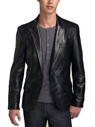 Celebrity Mens Leather Blazer Mens Leather Blazer Custom Leather Jackets Mens Leather Coats
