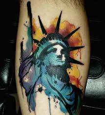 H H Orlando Tattoo Shop Liberty Tattoo Statue Of Liberty Tattoo Watercolor Tattoo