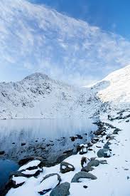 Snowdon From Glaslyn Wales By Goldenorfe Winter Scenery Winter Scenes Scenic