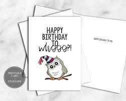 Happy Birthday Card Printable Black And White Excited To Share The Latest Addition To My Etsy Shop Printable Birthday Greeting Car Birthday Card Printable Printable Greeting Cards Birthday Greeting Cards