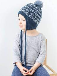 Fair Isle Baby Hat With Ear Flaps Toddler Winter Hat With Etsy