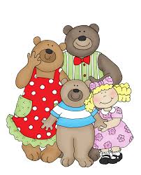 Goldilocks And The Three Bears Bear Artwork Goldilocks And The Three Bears Digi Stamps