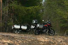 C Way Moto Trailers Https Www Facebook Com Groups 222521494446595 Saw Picture On Fb Posted By Adventure Bike Motorcycle Camping Motorcycle Camping Gear