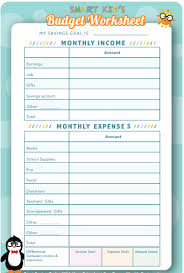 13 Kid S Budget Worksheets Plus Sample Budget Template For Teenagers In 2020 Budgeting Worksheets Sample Budget Budgeting