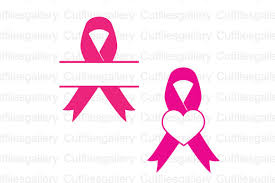 Download Cancer Ribbon Monogram Graphic By Cutfilesgallery Creative Fabrica PSD Mockup Templates
