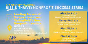 Leading Forward: Perspectives from Springfield's New Nonprofit Leaders