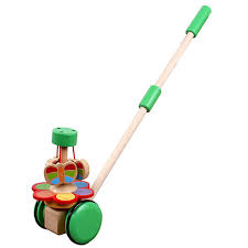 Enfants Jouets En Bois Bebe Marcheur Bebe Premiers Pas Voiture Bambin Chariot Simple Tige Poussette Dessin Anime Animaux Poussant Voiture Jouet Marcheurs Aliexpress