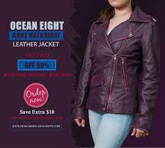 Oceans Eight Anne Hathaway Leather Jacket New American Jackets Leather Jacket Jackets Ocean S Eight
