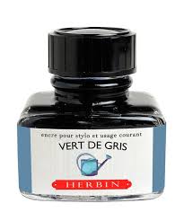 Only because my skin can be. J Herbin Ink 30ml Vert De Gris Green Grey The Hamilton Pen Company