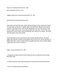 Wolfgang amadeus mozart menjadi salah satu komposer terkenal yang namanya abadi dalam dunia permusikan, khususnya instrumental klasik. Fungsi Ciri Musik Klasik