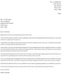 Job application cover letters will do more than just highlight what you ha. Engineering Test Technician Cover Letter Example Icover Org Uk