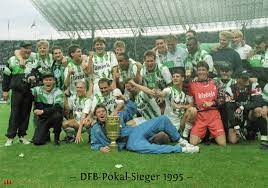 German cup) is a german knockout football cup competition held annually by the german football association (dfb). Dfb Pokalsieger 1995 Agon Sportsworld