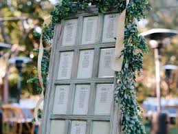 Weathered Window Pane Seating Chart Monterey Wedding Planner