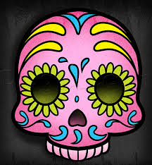 Find sugar skulls, black and white skulls, cross bones, reflective skulls. How To Draw A Sugar Skull Emoji Step By Step Skulls Pop Culture Free Online Drawing Tutorial Added By D Sugar Skull Painting Emoji Painting Skull Painting