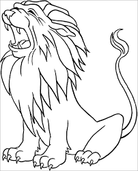 Through cartoons you get to know what lions look like, why not try to draw and paint one or choose a black and white image from this page and start coloring or draw your own lion. Printable Lion Coloring Pages For Kids Coloringbay