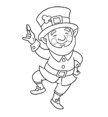 Leprechaun Coloring Page For Kids Coloring Pages For Kids Easter Coloring Pages Coloring Pages