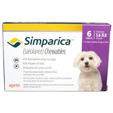 simparica 6pk 5 6 11 0 lbs