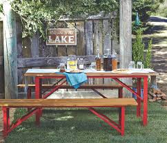 Pin By Michelle Wieferich On Glamping Rustic Dining Furniture Outdoor Dining Furniture Outdoor Dining Table