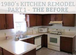 For a little more money, hire a company to put in new cabinet doors without removing the old cabinets. Kitchen Remodel Part 1 The 1980 S Before And The Remodeling Plan