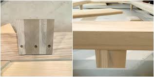 Fabulous mid century headboard in solid teak, a super heavy and nice piece, the free standing headboard has attached nightstands, each with one drawer and one open storage compartment below. Diy Wood Headboard Mid Century Modern Inspired Diy Candy