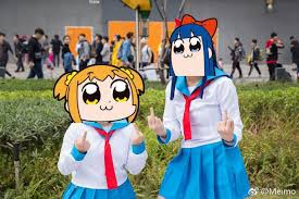 Pop Team Epic Poputepipikku Popuko Pipimi School Sailor Uniform Cosplay Costume Cosplay Cosplay Costumes Epic