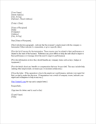 Download The Termination Letter Template From Vertex42 Com Letter Templates Free Letter Templates Letter Template Word