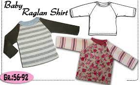 Raglanshirt kinder freebook & tolle nähanleitung. Ebook Schnittmuster Nahanleitung Raglan Shirt Gr 50 92