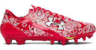 Blue suede under armour cleats. Under Armour Synthetic Men S Ua Spotlight Football Cleats Limited Edition In Red Red Red For Men Lyst