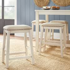 Luxury and glam shabby chic vintage bohemian nautical, coastal and beach accent stools arm chairs bar benches bar height table sets bar stools counter height table sets counter. Set Of 4 24 Tobias Counter Height Barstools Antique White Lifestorey Target